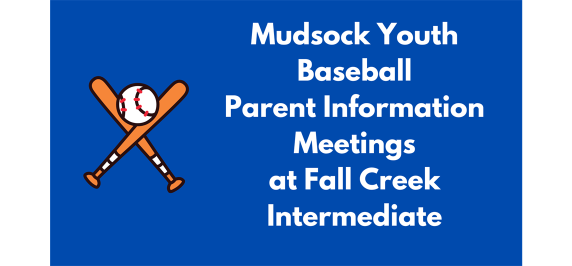 Mudsock Youth Baseball Parent Meetings
